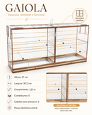 Voadeira 121 Cm De Arame Malha Fina - Grade Central