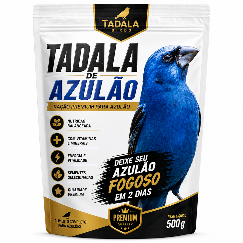 Tadala de Azulão - Ração Premium