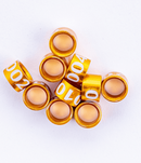 Anilhas Fechadas de Alumínio 3.0mm Numeradas 1 a 20 - Pact c/ 20und | Anilhas Capri
