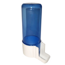 Bebedouro Pequeno 100ml Malha Fina Azul com Base Branca | Animalplast