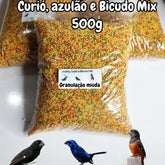 Curió, Azulão e Bicudo Alimento Completo para Pássaros (500g)