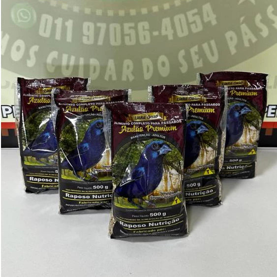 KIT - 5 MISTURA AZULÃO PREMIUM c/ 500G CADA