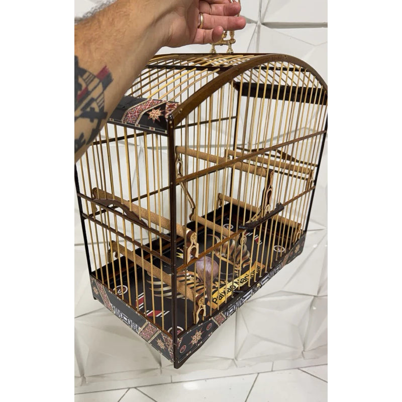 GAIOLA PARA TRINCA FERRO PIXARRO COM CAPA