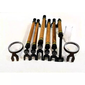 Kit Poleiros Regulagem Trinca Ferro Pixarro Cortica Natural Porta Vitamina Bebedouro Torneio.