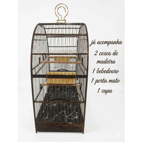 Gaiola Curió, Canário, Bicudo N°6 Luxo!!! Chapa Grossa! fundo removível!