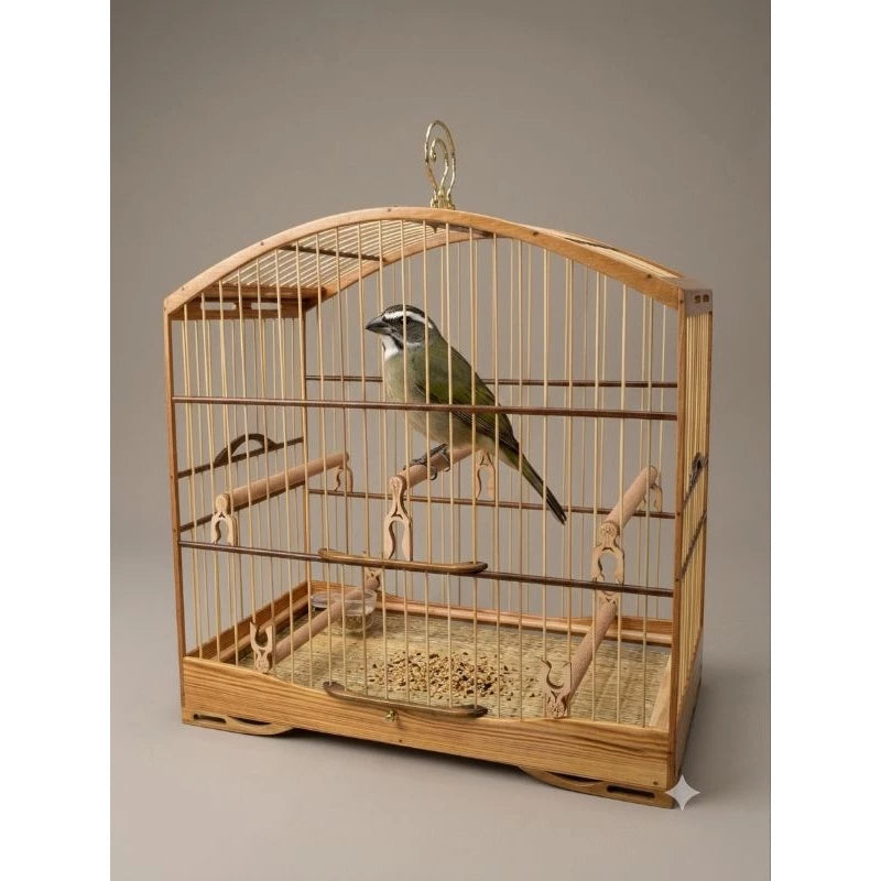 GAIOLA SUPER LUXO PARAFUSADA TRINCA FERRO PIXARRO PINHO DE RIGA LUXO