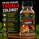 Ração Tadala Coleiro 120g Mistura Quente com Fert-Vit Óleo de Bacalhau e Anticoccidiano Pássaros Papa capim baiano