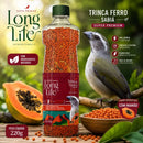 Ração Trinca Ferro Sabiá Long Life Super Premium 220g Extrusada Mamão Nutrição Completa
